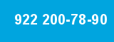 922 200-78-90 922 200-78-90